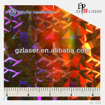 GZ-079, General Hologram Master, feuille de polycarbonate gaufrée solide